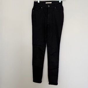 Levi's 721 High Rise Women's Classic Black Skinny Jeans